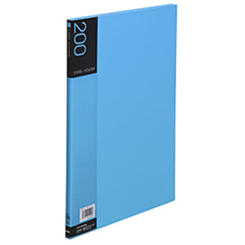 セキセイ 名刺ホルダー 溶着式 　200名  ライトブルー NPP-200-11 NPP200 1個（ご注文単位1個）【直送品】