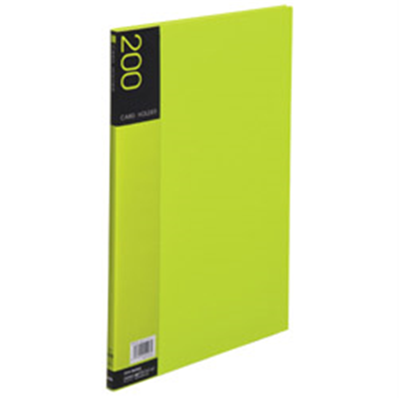 セキセイ 名刺ホルダー 溶着式 　200名  ライトグリーン NPP-200-33 NPP200 1個（ご注文単位1個）【直送品】