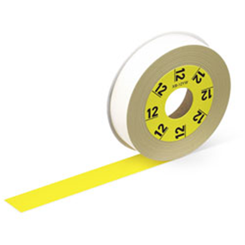 カシオ ラベルライターテープ XB12YW 黄 XB12YW 1個（ご注文単位1個）【直送品】