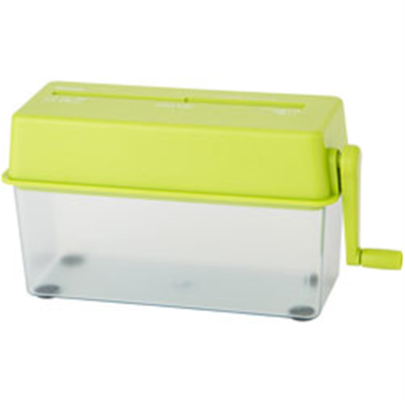 ナカバヤシ ハンドシュレッダー NSH-E02GN グリーン NSH-E02GN ［クロスカット /A4サイズ］ NSHE02GN 1個（ご注文単位1個）【直送品】