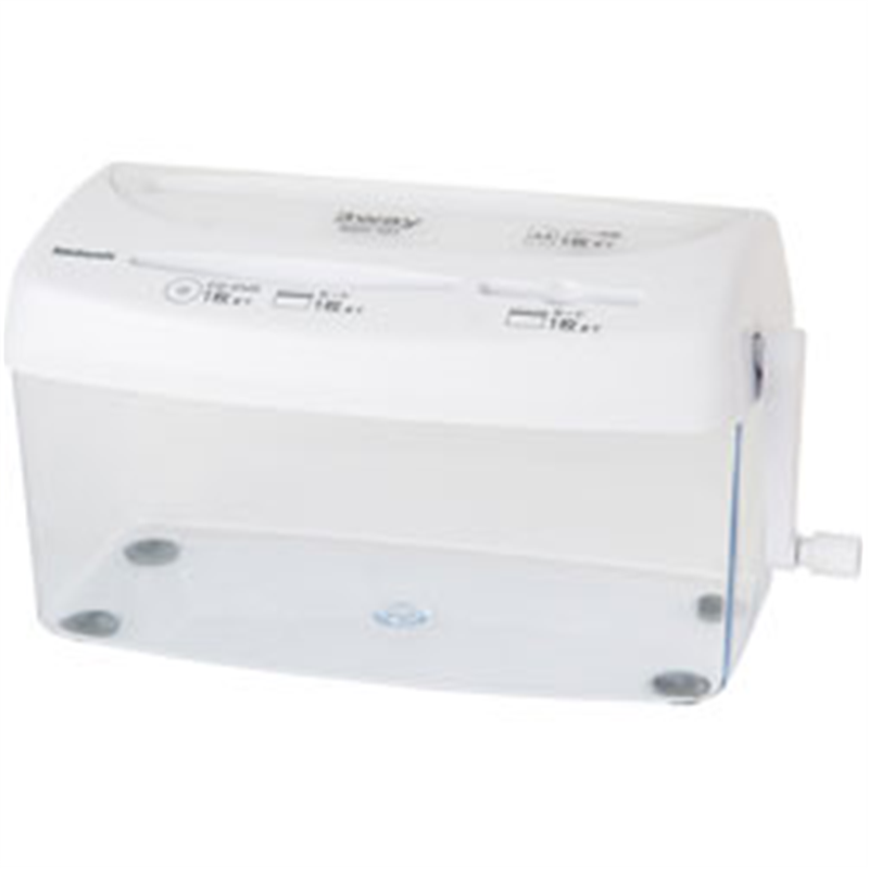 ナカバヤシ ハンドシュレッダー 3Way ハンドシュレッダ クルッキルクロス ホワイト NSH-101WH ［クロスカット /A4サイズ /CDカット対応］ NSH101WH 1個（ご注文単位1個）【直送品】