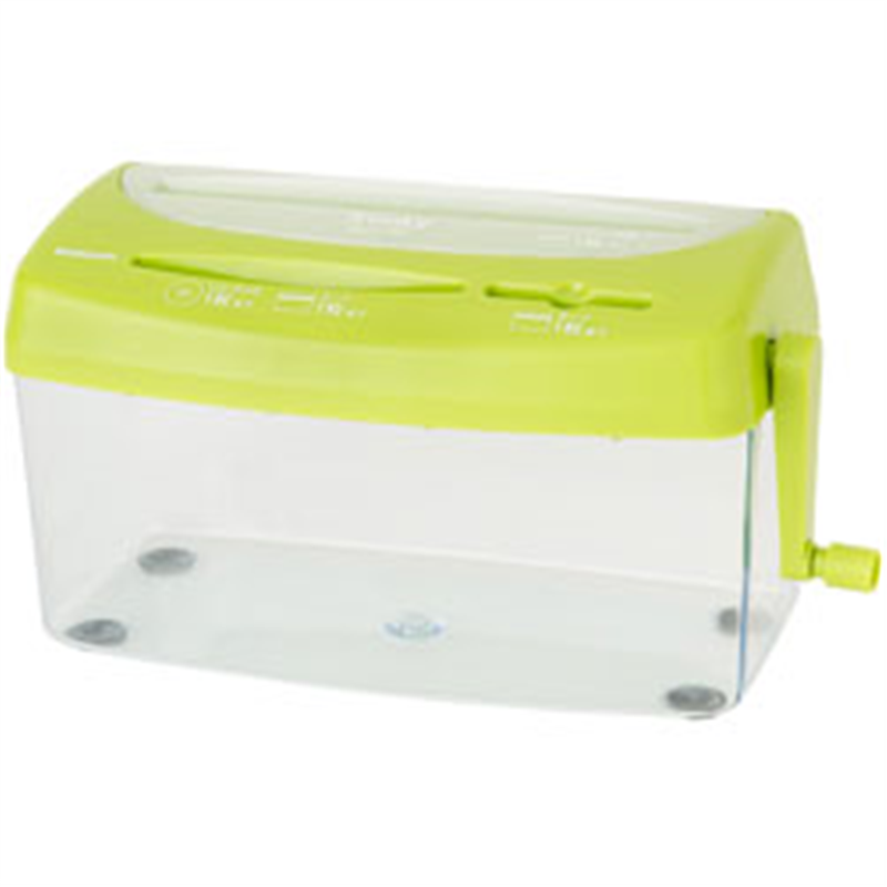 ナカバヤシ ハンドシュレッダー 3Way ハンドシュレッダ クルッキルクロス グリーン NSH-101GN ［クロスカット /A4サイズ /CDカット対応］ NSH101GN 1個（ご注文単位1個）【直送品】