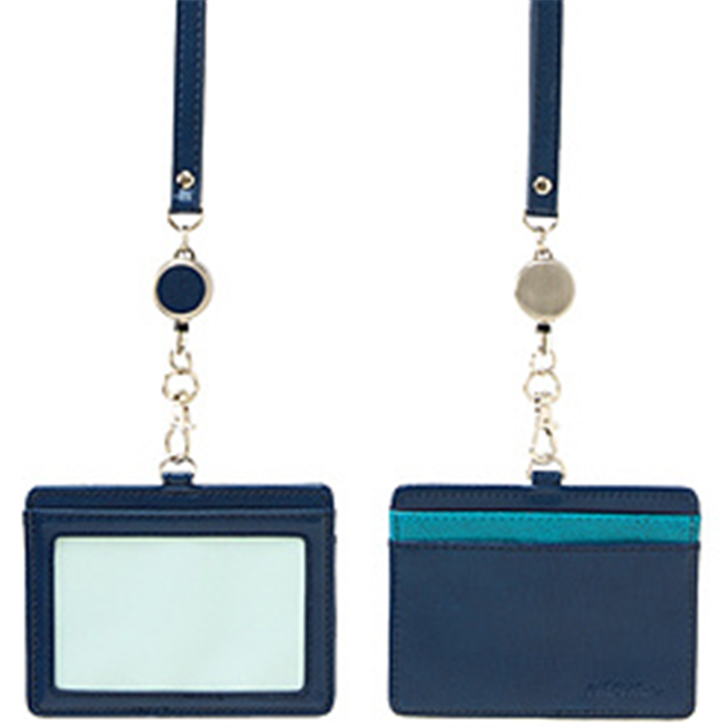 セキセイ BP-5703 リール付き IDカードホルダー  ブルー BP5703 1個（ご注文単位1個）【直送品】