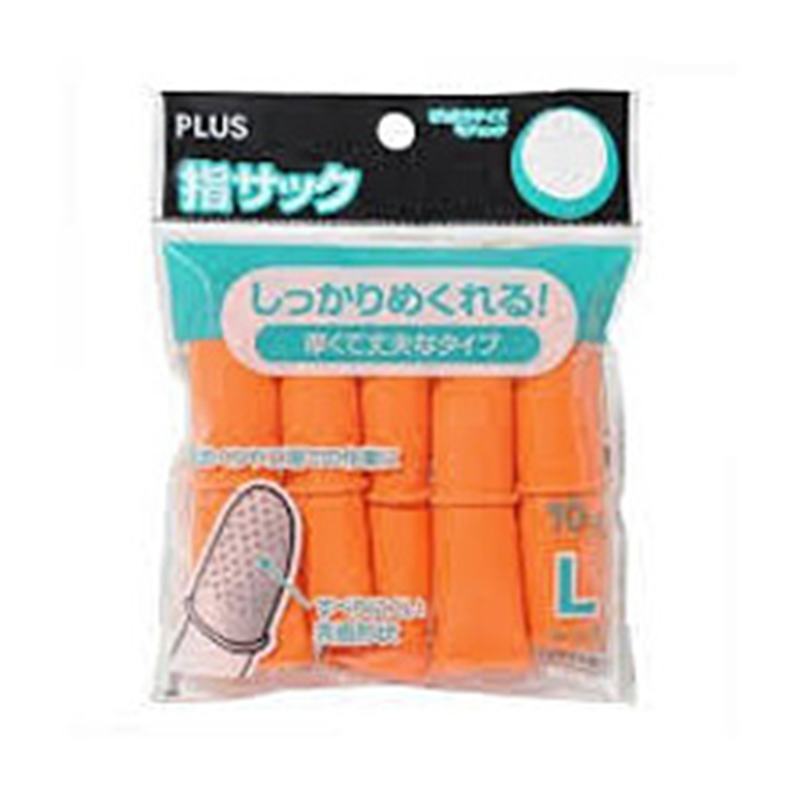 プラス 指サックLKM-303K袋入 KM-303K KM303K 1個(ご注文単位1個)【直送品】