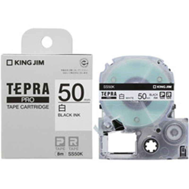 キングジム PROテ-プカ-トリッジ・白ラベル SS50K 1個（ご注文単位1個）【直送品】