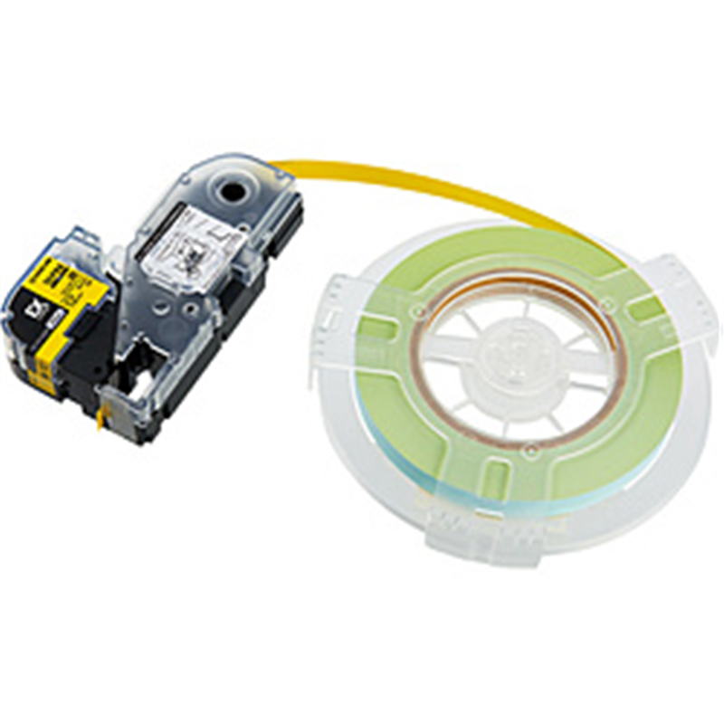 キングジム テプラPROテ-プ　EX詰替カラ-ラベル  パステル黄 SC12YEXR 1個（ご注文単位1個）【直送品】