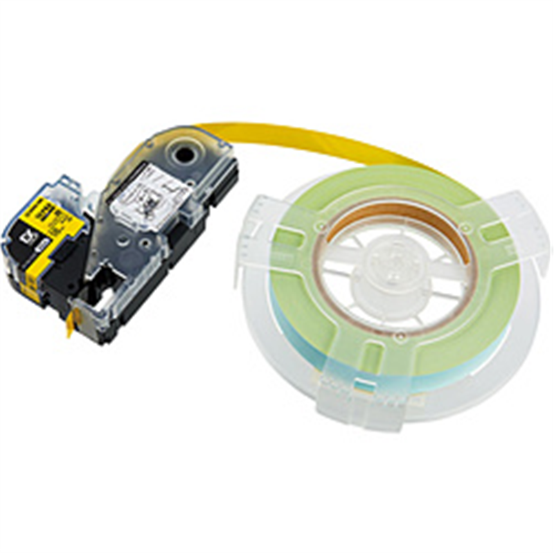 キングジム テプラPROテ-プ　EX詰替カラ-ラベル  パステル黄 SC18YEXR 1個（ご注文単位1個）【直送品】