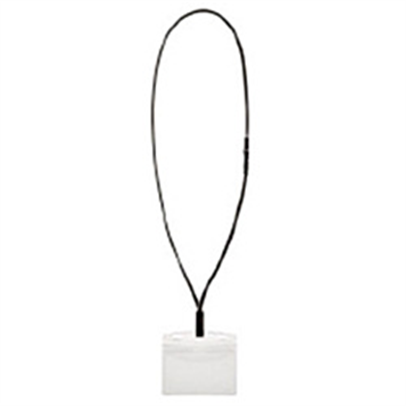 コクヨ 名札セット カードプロテクター付き 2つ折り ﾅﾌ-SP195D アイドプラス 黒 ﾅﾌSP195D 1個（ご注文単位1個）【直送品】