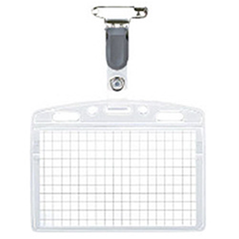 コクヨ タッグ名札 ソフトケース チャック式 ﾅﾌ-160N 強力イタメンクリップ ﾅﾌ160N 1個（ご注文単位1個）【直送品】