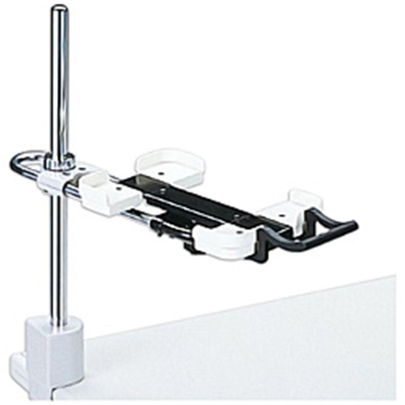 プラス 電話機台 新型クランプタイプ 受皿サイズ可変（皿面高さ 110～400mm）   TE-132JL TE132JL 1個（ご注文単位1個）【直送品】