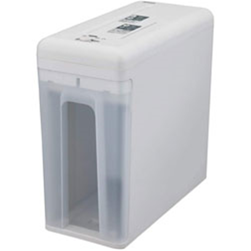 ナカバヤシ パーソナルシュレッダ ノイズレス スリム  ﾗｲﾄｸﾞﾚｰ  ［マイクロカット /A4サイズ /CDカット対応］ NSENLM02LG 1個（ご注文単位1個）【直送品】