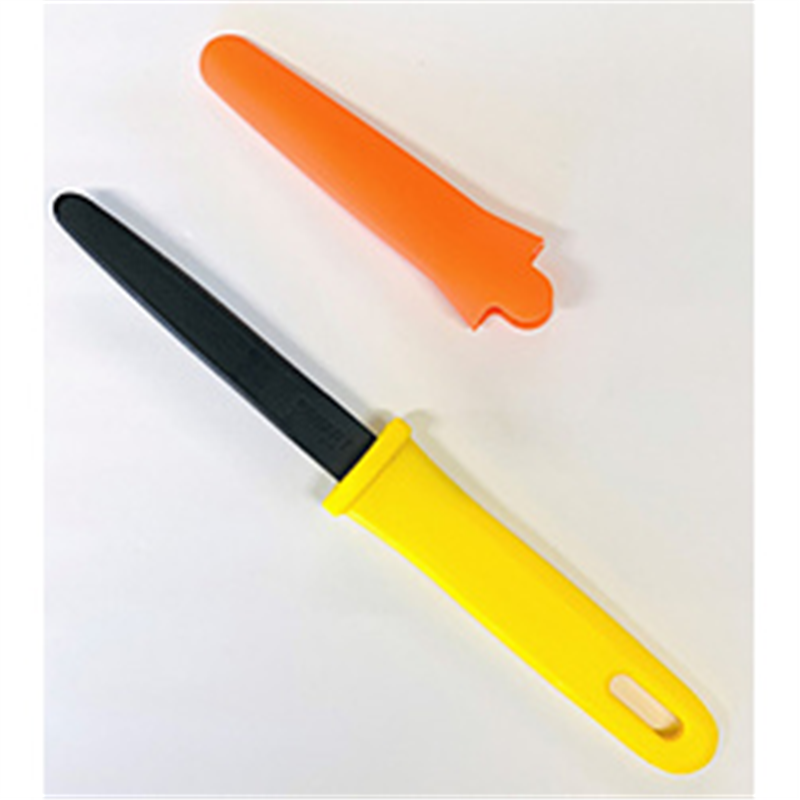 長谷川刃物 〔段ボールカッター〕 段ボールのこダンちゃん フッ素コーティング キャップ付き CANARY  DC-190FC DC190FC 1個（ご注文単位1個）【直送品】