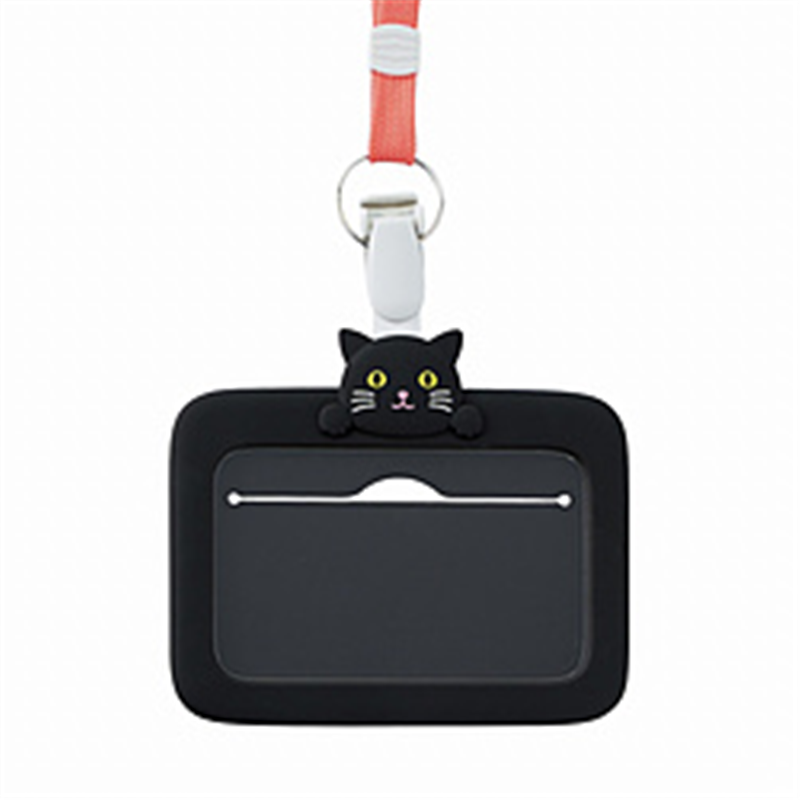 リヒトラブ IDカードホルダ- クロネコ   A-7804-3 A78043 1個（ご注文単位1個）【直送品】