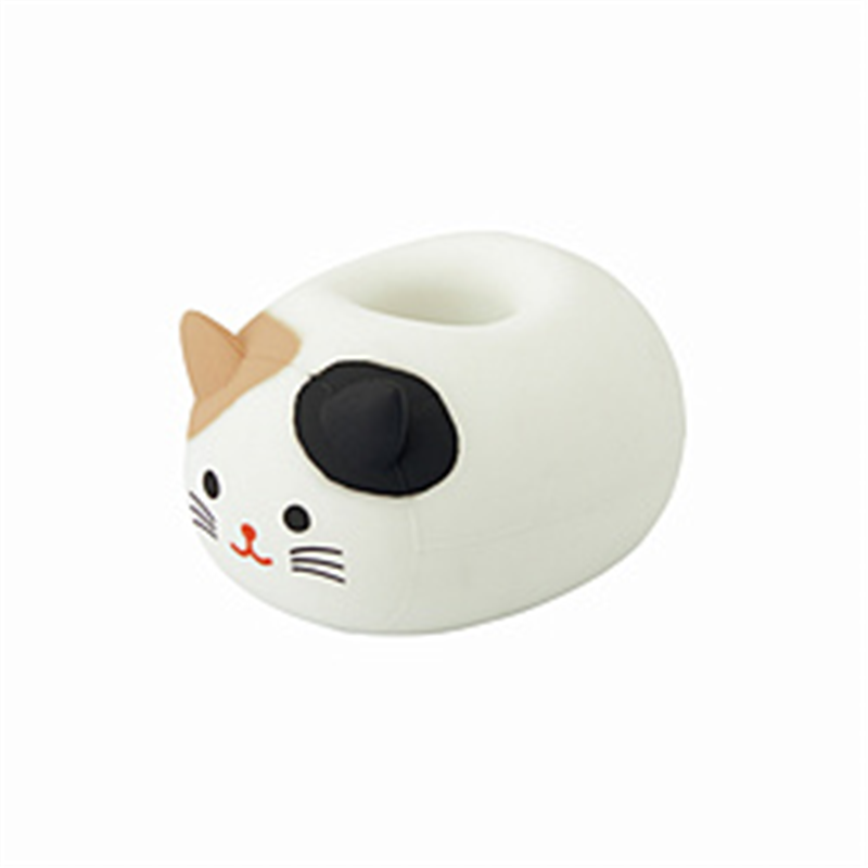 リヒトラブ 寝ころびペンスタンド ミケネコ   A-7806-7 A78067 1個（ご注文単位1個）【直送品】