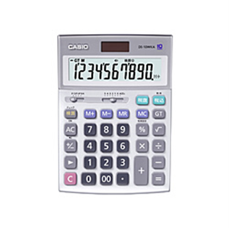カシオ 本格実務電卓(検算)   DS-10WKA-N ［10桁 /W税率非対応］ DS10WKAN 1個（ご注文単位1個）【直送品】