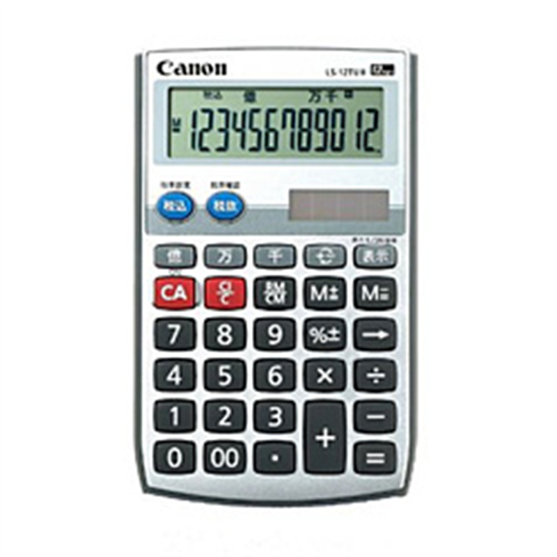 キヤノン 手帳電卓   LS-12TUII-N ［12桁 /W税率非対応］ LS12TUIIN 1個（ご注文単位1個）【直送品】