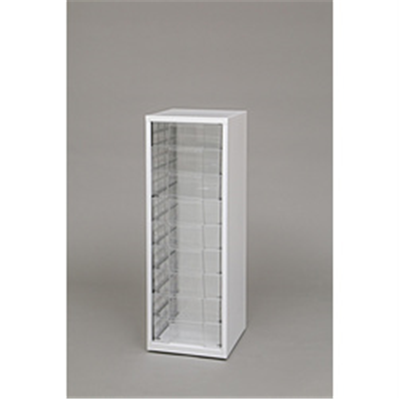 アイリスオーヤマ スチールフロアケース 深型9段  ホワイト SFE-8009 SFE8009 1個（ご注文単位1個）【直送品】