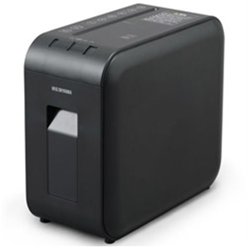 アイリスオーヤマ パーソナルシュレッダー  ブラック P4HS75M-B ［マイクロクロスカット /A4サイズ］ P4HS75MB 1個（ご注文単位1個）【直送品】