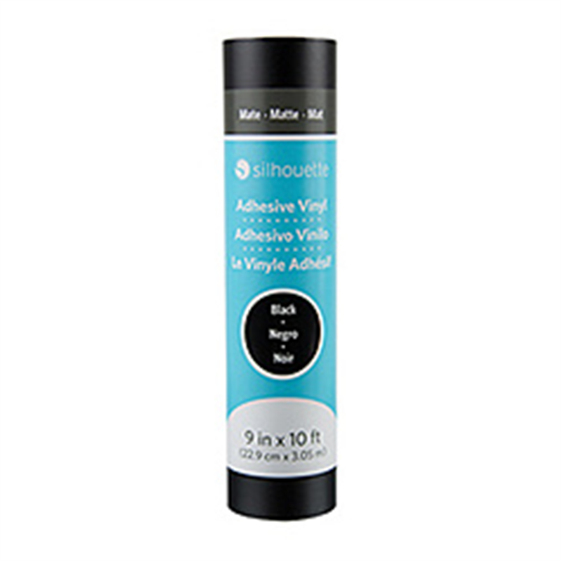 SILHOUETTE カッティングフィルム マット 9 inch ブラック V9-MR-BLK-C V9MRBLKC 1個（ご注文単位1個）【直送品】