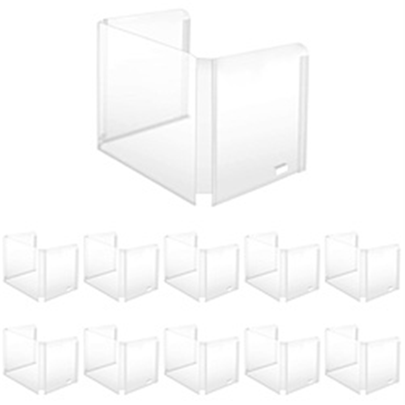 プラス 飛沫防止 学校机用パーテーション600低 10枚入り   SDP-0604-10P 428683 1個（ご注文単位1個）【直送品】