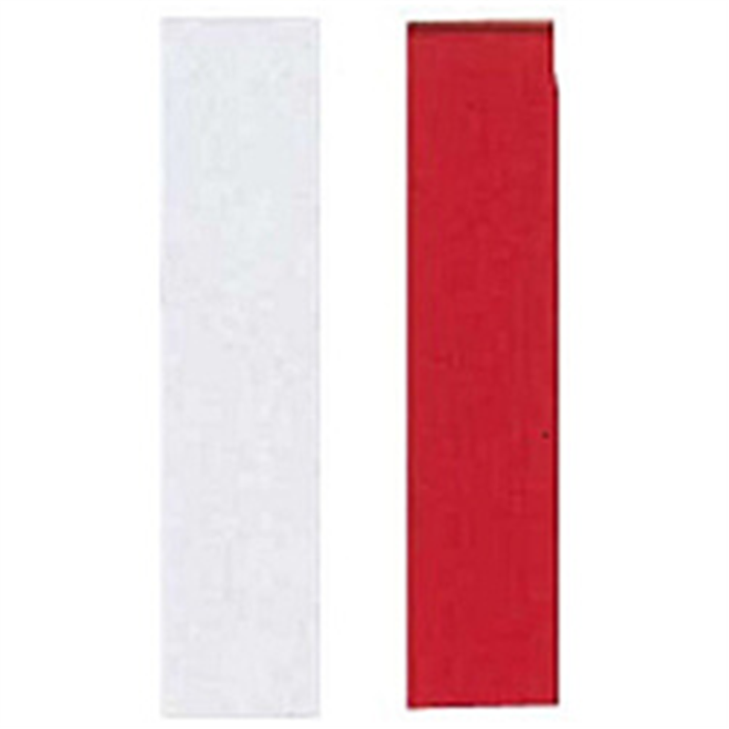 西敬 プレート用名札(赤+白) 78587 78587 1個(ご注文単位1個)【直送品】