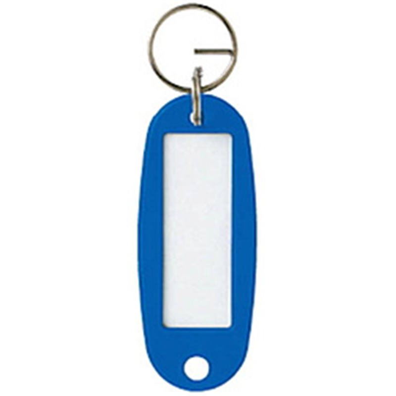 オープン工業 キーホルダー名札　ハード　青　1P KH501PBU 1個（ご注文単位1個）【直送品】