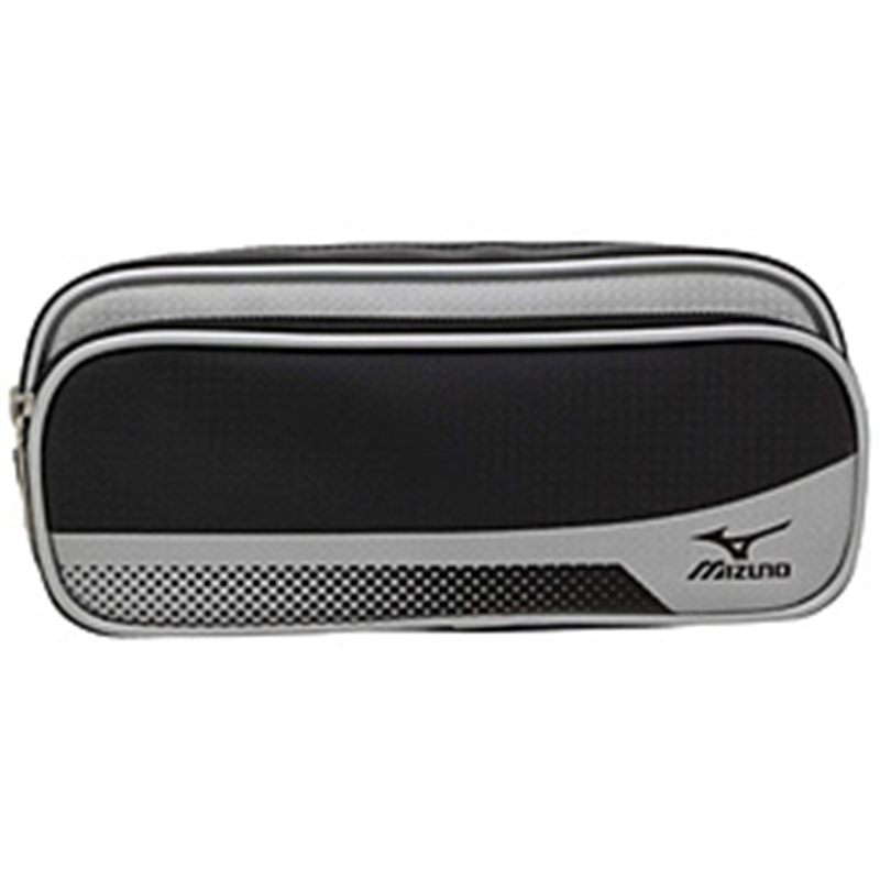サンスター文具 ペンケースW ミズノO シルバー S1417312 S1417312 1個(ご注文単位1個)【直送品】