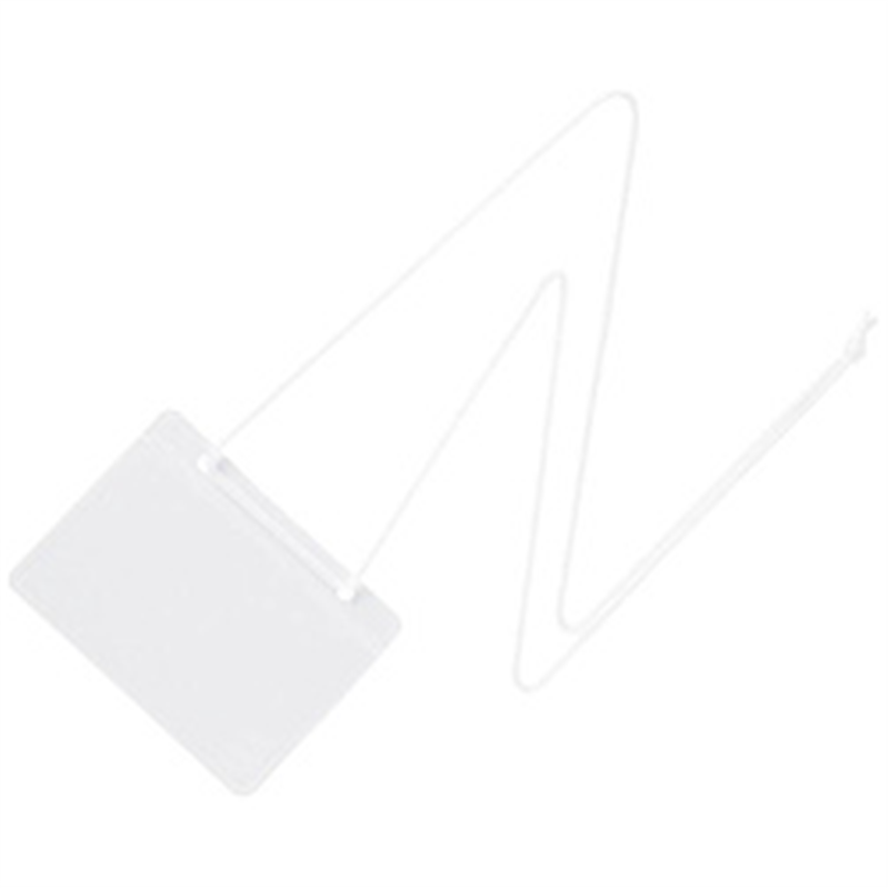 オープン工業 吊り下げ名札 名刺サイズ 60枚 白 N31360WH 1個(ご注文単位1個)【直送品】