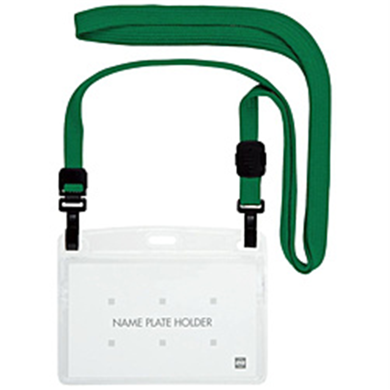 オープン工業 吊り下げ名札　ダブルフック　1枚　緑 NL1PGN 1個（ご注文単位1個）【直送品】