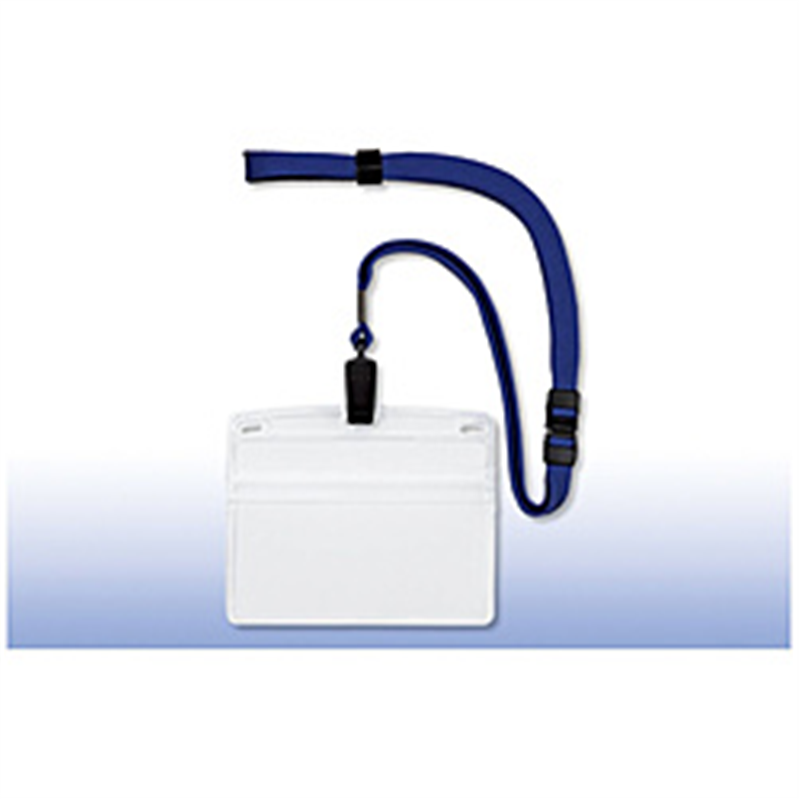 オープン工業 吊り下げ名札　クリップ式ヨコ特大1枚　青 NL21PBU 1個（ご注文単位1個）【直送品】