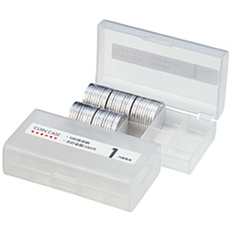 オープン工業 コインケース (100枚収納) 1円用 MA1W 1個（ご注文単位1個）【直送品】