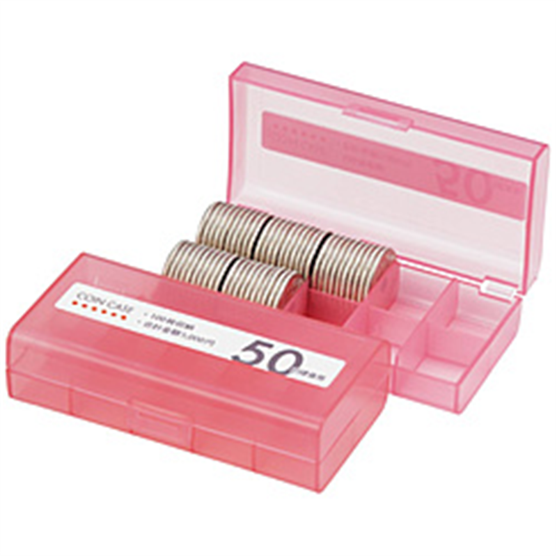 オープン工業 コインケース (100枚収納) 50円用 MA50W 1個（ご注文単位1個）【直送品】