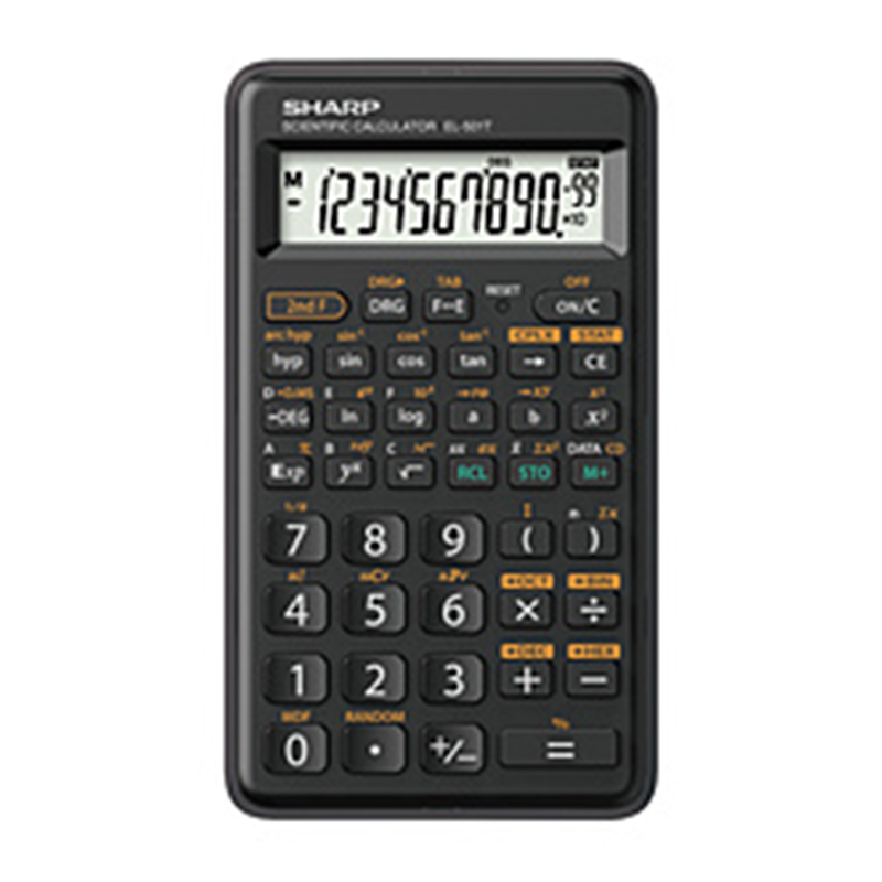 シャープ スタンダード関数電卓 ピタゴラス  EL-501T-X ［10桁］ EL501TX 1個（ご注文単位1個）【直送品】