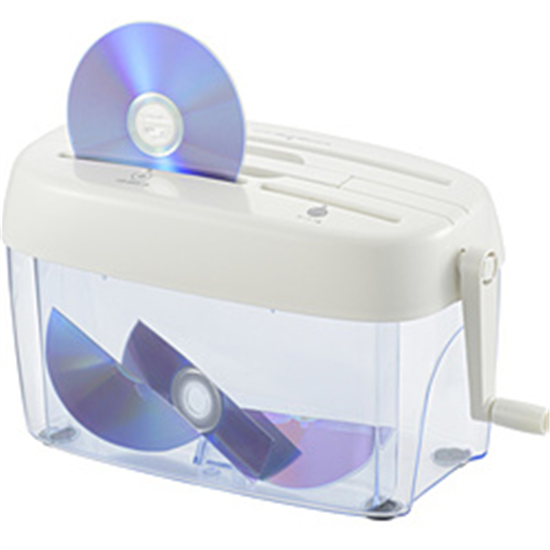 オーム電機 ハンドクロスカットシュレッダー 大容量タイプ  ホワイト HS-C230-W ［クロスカット /A4サイズ /CDカット対応］ HSC230W 1個（ご注文単位1個）【直送品】