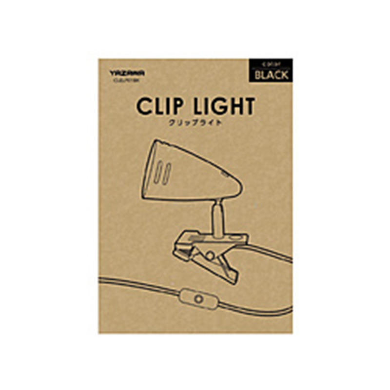ヤザワ LEDクリップライト　CLELP01BK　ブラック  ［LED /昼光色］ CLELP01BK 1個（ご注文単位1個）【直送品】