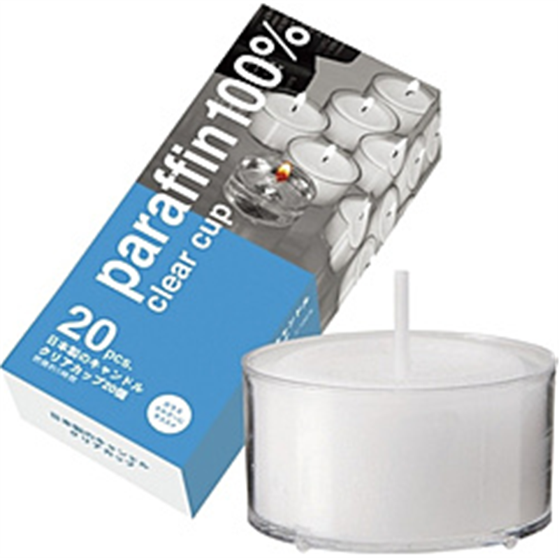 カメヤマ Kameyama 日本製のキャンドルクリアカップ 20個 S83505520 1個(ご注文単位1個)【直送品】