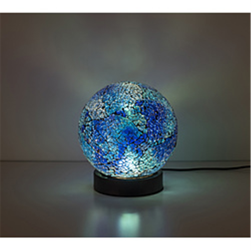 イシグロ　ISHIGURO モザイク LEDランプ ボール型 (無段階調光) オーロラコバルトブルー ※AC電源アダプター別売品  21380 ［LED /電球色］ 21380 1個（ご注文単位1個）【直送品】