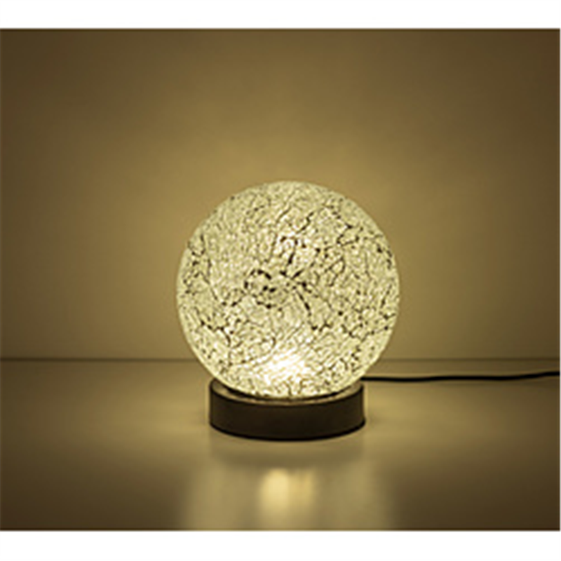 イシグロ　ISHIGURO モザイク LEDランプ ボール型 (無段階調光) ホワイト ※AC電源アダプター附属  21484 ［LED /電球色］ 21484 1個（ご注文単位1個）【直送品】