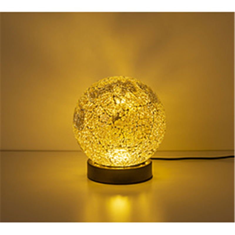 イシグロ　ISHIGURO モザイク LEDランプ ボール型 (無段階調光) ゴールド ※AC電源アダプター別売品  21382 ［LED /電球色］ 21382 1個（ご注文単位1個）【直送品】