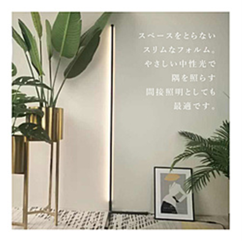 星岡商事 7Life スペーススリムライト 白 H145CM 中性光 DH-L1004-WH DH-L1004-WH 1個（ご注文単位1個）【直送品】