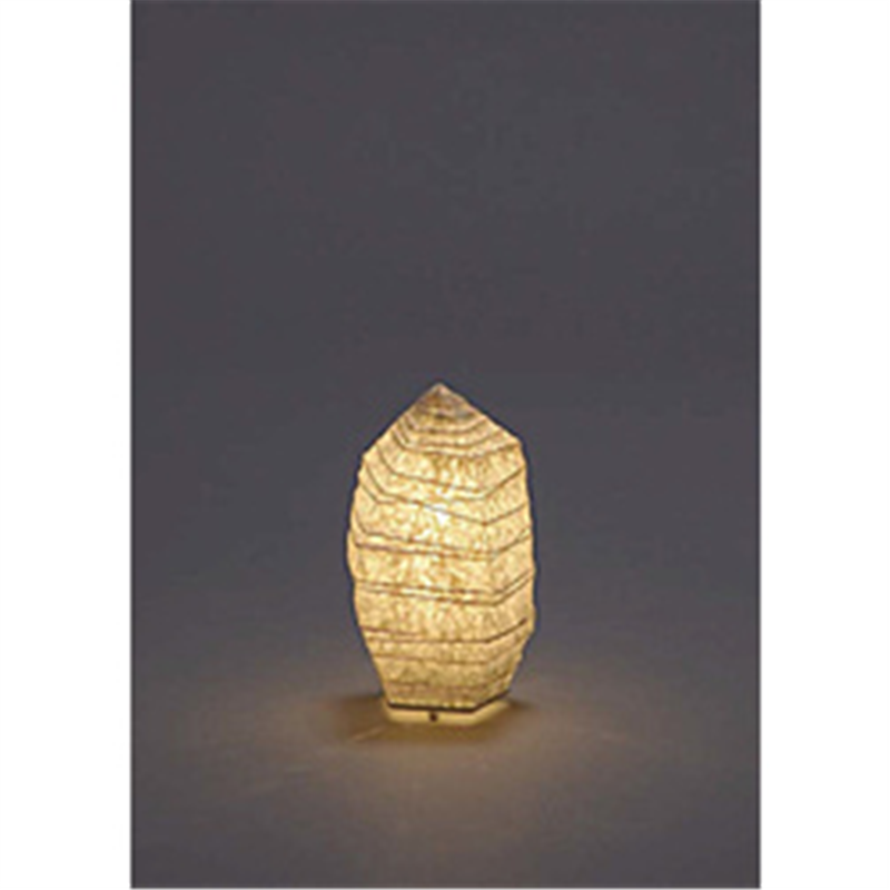 林工芸 林工芸製 麻落水紙提灯 ペーパーストーンシリーズ (W18×H35cm)  S-880 ［電球］ S880 1個（ご注文単位1個）【直送品】