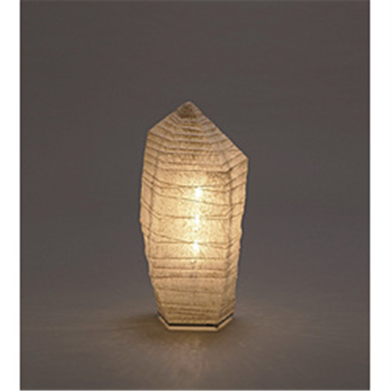 林工芸 林工芸 麻落水紙提灯 ペーパーストーンシリーズ (W37×H75cm)  S-890 ［電球］ S890 1個（ご注文単位1個）【直送品】