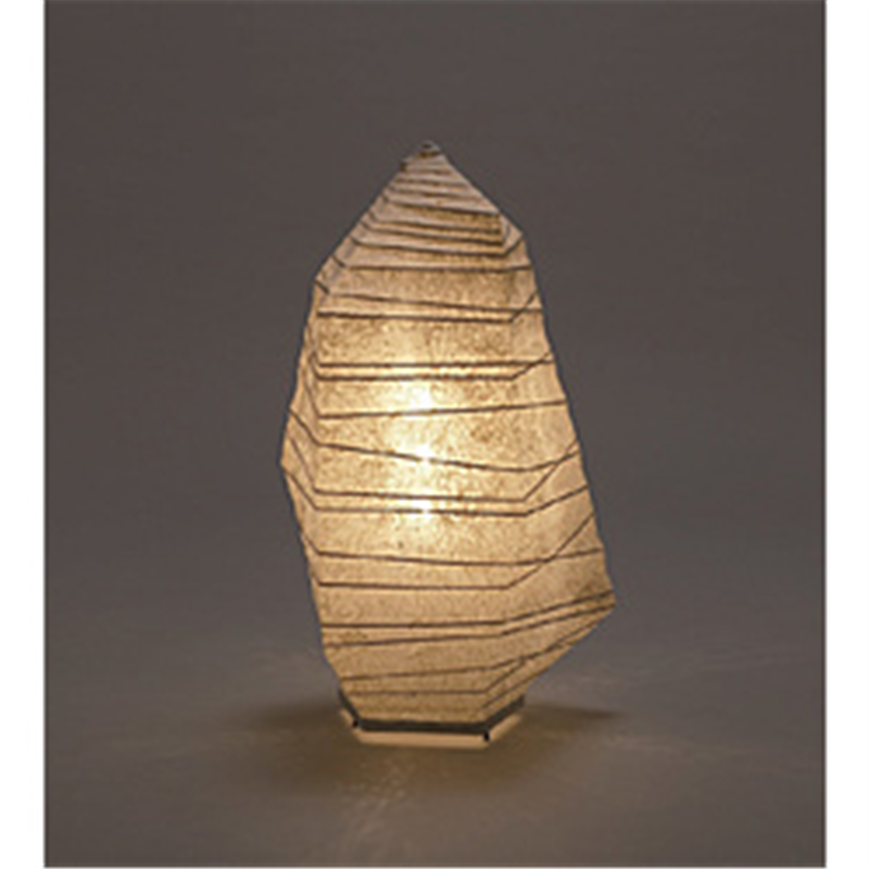 林工芸 林工芸 麻落水紙提灯 ペーパーストーンシリーズ (W50×H100cm)  S-980 ［電球 /電球色］ S980 1個（ご注文単位1個）【直送品】