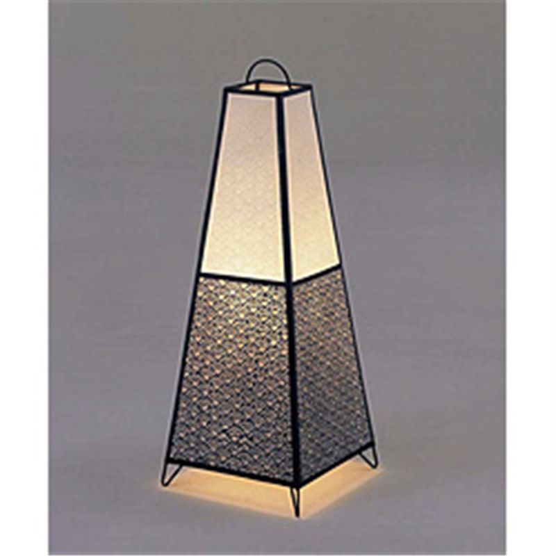 林工芸 林工芸 レース和紙提灯 蔵- KURAシリーズ (□26×H68cm)  KURA-1 ［電球 /電球色］ KURA1 1個（ご注文単位1個）【直送品】