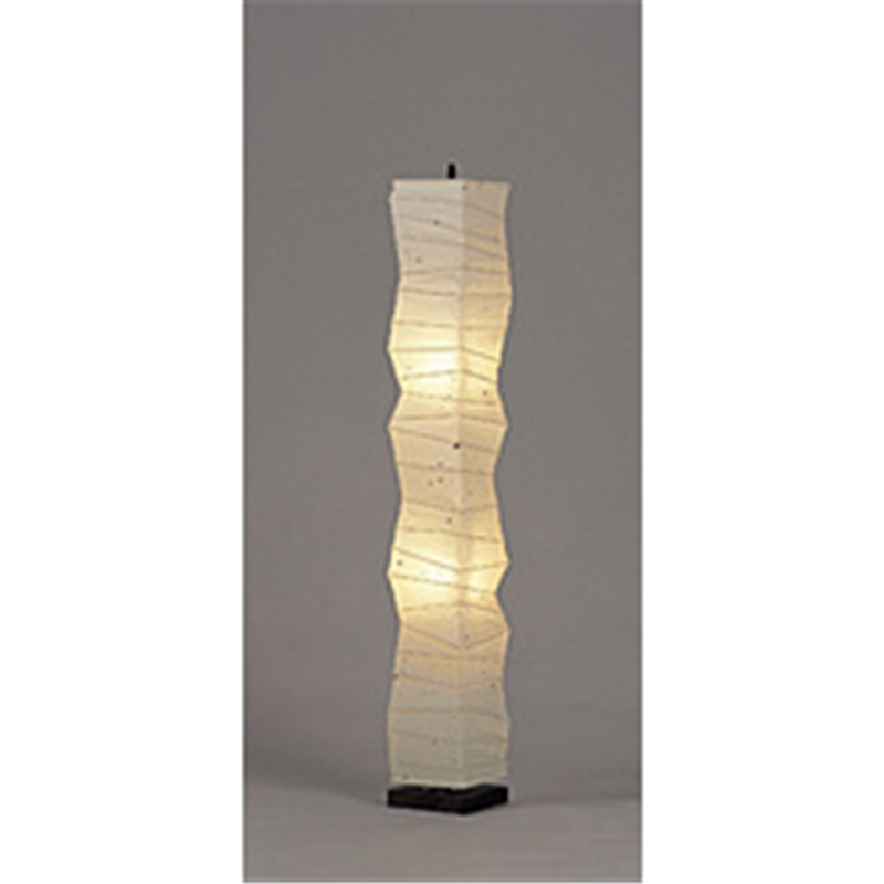 林工芸 林工芸 楮粕入紙提灯 スリム シリーズ (□20×H124cm)  SL-75 ［電球 /電球色］ SL75 1個（ご注文単位1個）【直送品】