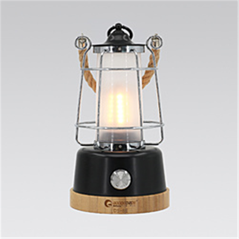 GOODGOODS　グッド・グッズ LEDキャンプランタン ブラック DS-8E-BLK ［LED /防水対応］ DS8E 1個（ご注文単位1個）【直送品】