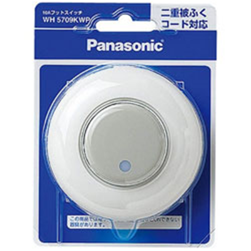 パナソニック 10Aフットスイッチ（ホワイト） WH5709KWP WH5709KWP 1個（ご注文単位1個）【直送品】