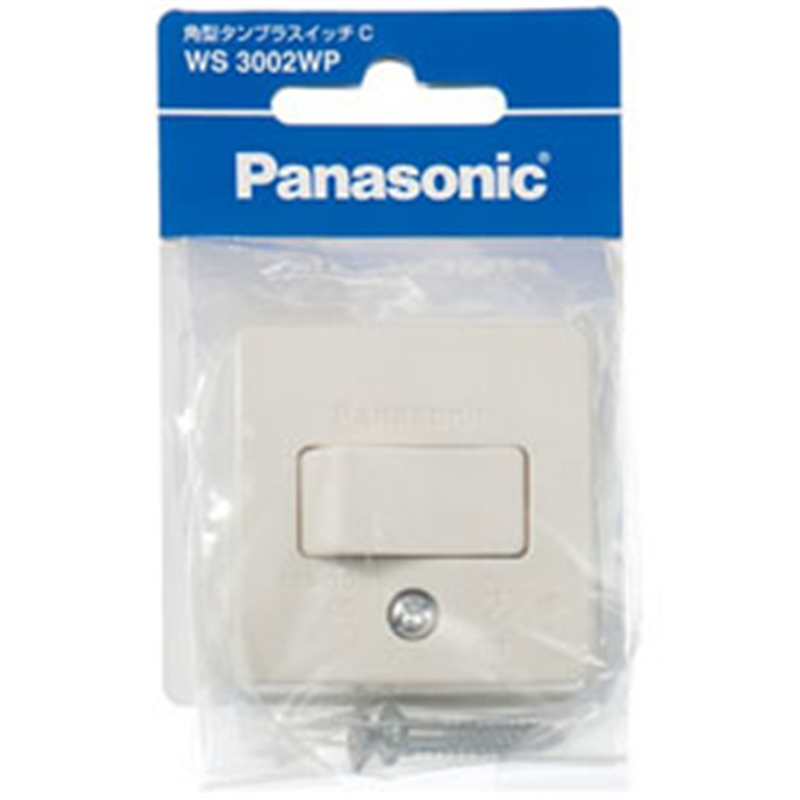 パナソニック 角型タンブラスイッチC WS3002WP WS3002WP 1個（ご注文単位1個）【直送品】