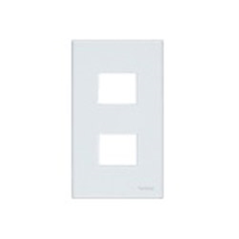 パナソニック コスモシリーズワイド21 コンセントプレート 2コ用 WTF8002W ホワイト WTF8002W 1個（ご注文単位1個）【直送品】