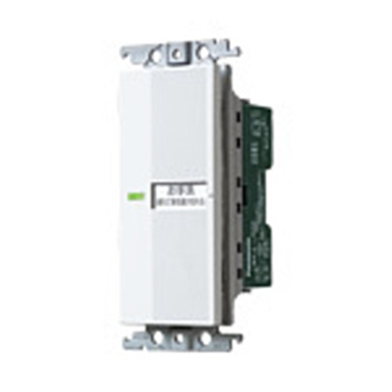 パナソニック 埋込電子トイレ換気スイッチ(照明・換気扇連動形)(換気扇消し遅れ0 - 約5分可変形) コスモシリーズワイド21 ホワイト WTC5383W ［スイッチ付き（個別）］ WTC5383W 1個（ご注文単位1個）【直送品】